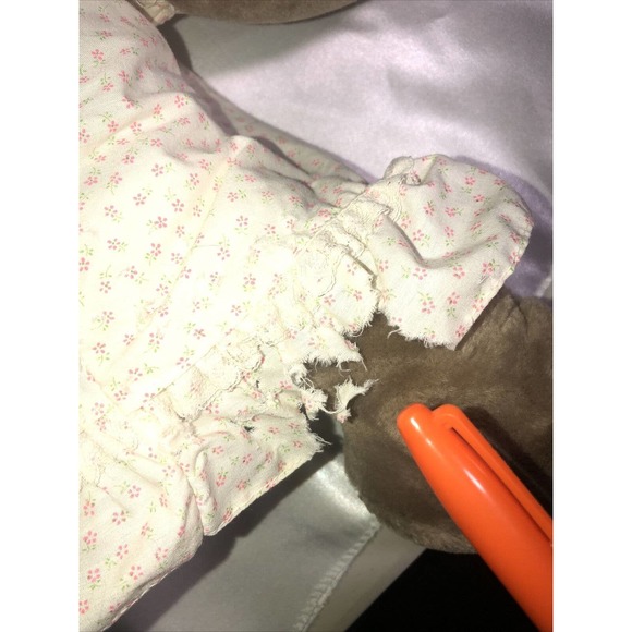 Vntg Ganz Bros Retired Wrinkles Toy Stuffed Plush Puppet Dog (Flawed Dress) 1981 - Picture 6 of 11